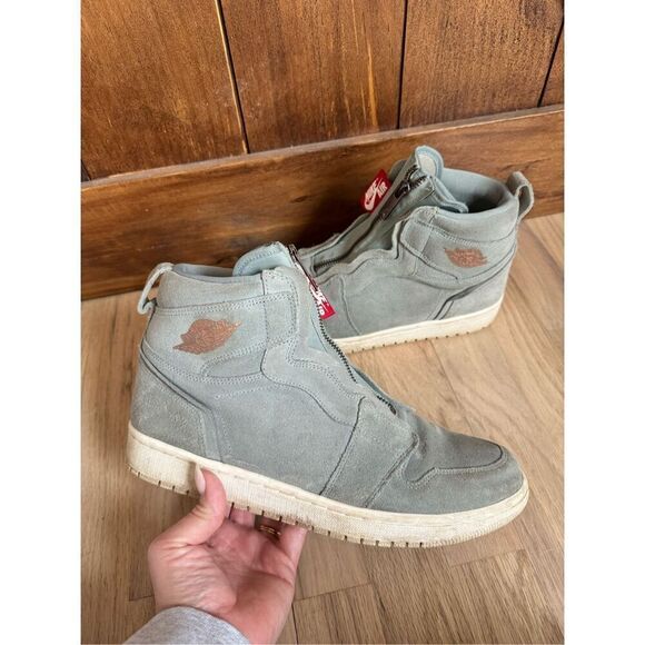 Nike Jordan 1 Retro High Zip Mica Green, Women’s Size 10.5